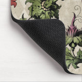 Apothecary Hexe Pflanze | Steampunk Botanische Krä Mousepad (Ecke)