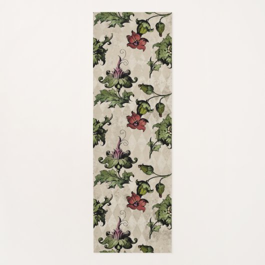 Apothecary Hexe Pflanze | Steampunk Botanische Krä Yogamatte (Vorderseite)