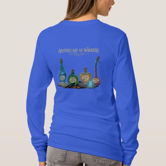 Apothecary of Wonders | Magical Fantasy T-Shirt (Rückseite)