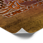 Apothecary Shoppe Halloween Gothic Sign Poster (Ecke)