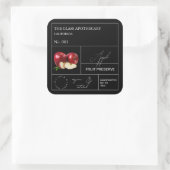 Apothekarapplikation Quadratischer Aufkleber (Tasche)