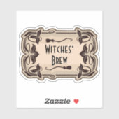 Apothekaretikett für Hexen Aufkleber (Blatt)