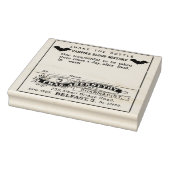 Apothekaretikett Halloween - Vampirblut - Gummistempel (Stempel)