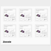 Apothekarisches Etikett Quadratischer Aufkleber (Blatt)