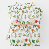 Apothekarisches Kräuterwaschpapier Geschenkpapier Set (Beispiel)