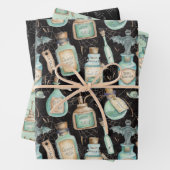 Apothekarshop Halloween Inspirierte Geschenkwrake Geschenkpapier Set (Beispiel)