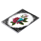 Apothekartränke Flasche Tattoo-Notebook Notizblock (Linke Seite)