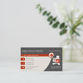 Apotheke | Arzneimittelspeicher Visitenkarte (Stehend Vorderseite)