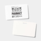 Apotheke Ausweis (Vorder- & Rückseite)