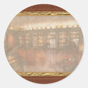 Apotheke - Der Apothekerladen Runder Aufkleber