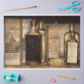 Apotheke - Dinge in Flaschen und Kisten Seidenpapier (Basteln)