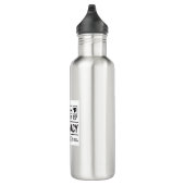 Apotheke Edelstahlflasche (Rechts)