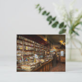 Apotheke - Ein Besuch des Chemiker 1913 Postkarte (Stehend Vorderseite)