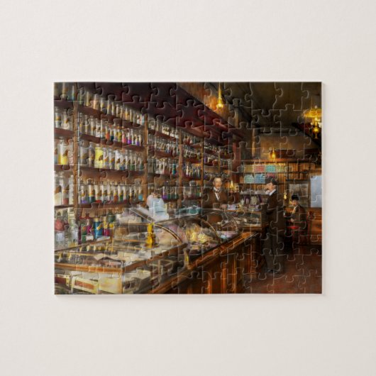 Apotheke - Ein Besuch des Chemiker 1913 Puzzle (Horizontal)
