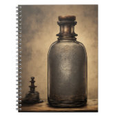 Apotheke Flasche Design One Notizblock (Vorderseite)