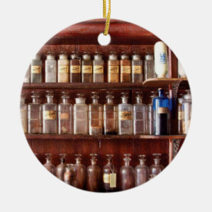 Apotheke - für nur medizinischen Gebrauch Keramikornament