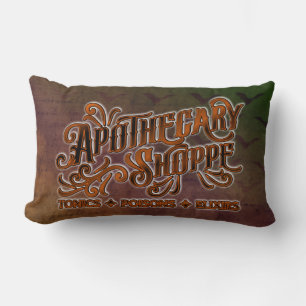 Apotheke Halloween Gothic Schild Lendenkissen