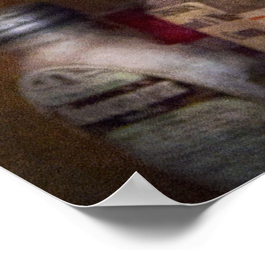 Apotheke - Im Inneren des Arzneimittelkabinetts Poster (Ecke)