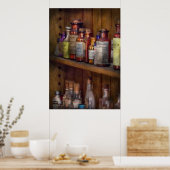 Apotheke - Im Inneren des Arzneimittelkabinetts Poster (Küche)
