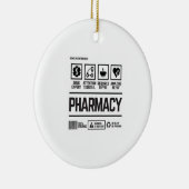 Apotheke Keramik Ornament (Rechts)