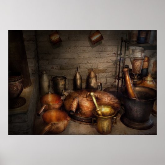 Apotheke - Küche des Alchemist Poster (Vorne)