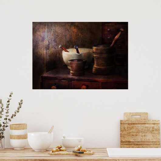 Apotheke - Pick a Pestle Poster (Küche)