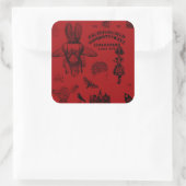 Apotheke Quadratischer Aufkleber (Tasche)