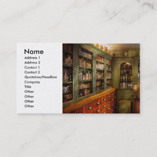 Apotheke - Raum - die Apotheke Visitenkarte