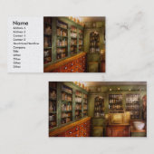 Apotheke - Raum - die Apotheke Visitenkarte (Vorne/Hinten)