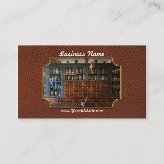 Apotheke - recht hinter dem Zähler Visitenkarte (Vorderseite)