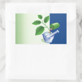 Apotheke Rechteckiger Aufkleber (Tasche)