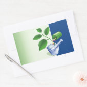 Apotheke Rechteckiger Aufkleber (Umschlag)