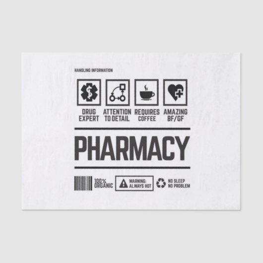 Apotheke Seidenpapier (Vorderseite)
