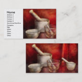 Apotheke - Stampfe - endlose Vielzahl Visitenkarte (Vorne/Hinten)