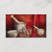 Apotheke - Stampfe - endlose Vielzahl Visitenkarte (Rückseite)