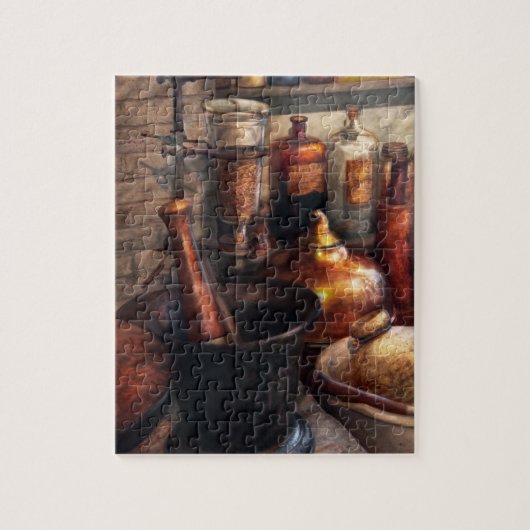 Apotheke - Stampfe - Pharmakologie Puzzle (Vertikal)