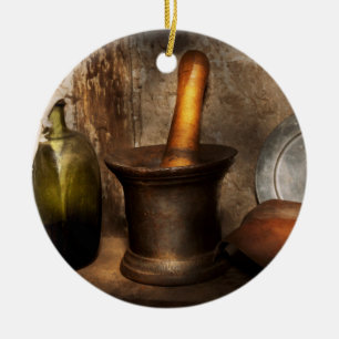 Apotheke - Stampfe - Zuhauseabhilfen Keramikornament