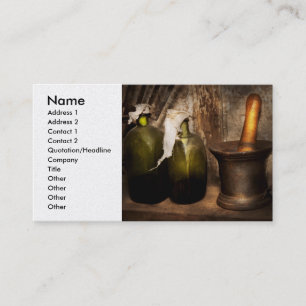 Apotheke - Stampfe - Zuhauseabhilfen Visitenkarte