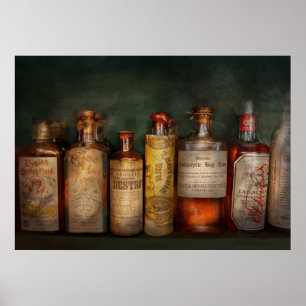 Apotheke - tägliche Abhilfen Poster