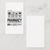Apotheke Visitenkarte (Vorne/Hinten)