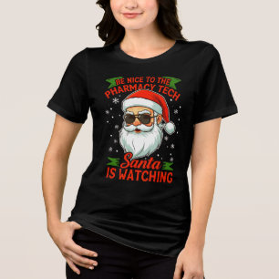 Apotheke Weihnachten sei schön zu Pharmacy Tech Tri-Blend Shirt