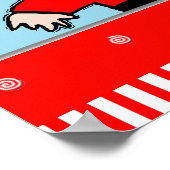 Apotheke Weihnachtsdekoration Poster (Ecke)