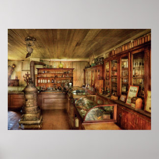 Apotheke - Wende des Jahrhunderts Poster