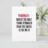 Apotheke: Wo das einzige, was stärker als das Dankeskarte (Stehend Vorderseite)