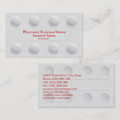 Apotheken-Apotheker-Geschäfts-Drogerie Visitenkarte (Vorne/Hinten)