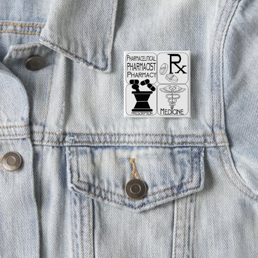 Apotheken-Apotheker LOGO Button (Beispiel)