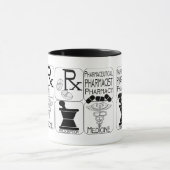 Apotheken-Apotheker LOGO Tasse (Zentrum)