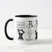 Apotheken-Apotheker LOGO Tasse (Links)