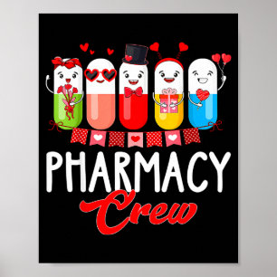 Apotheken-Crew-Krankenschwester Valentinstag Apoth Poster