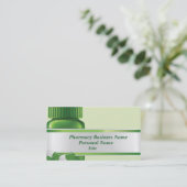 Apotheken-Geschäfts-Visitenkarte Visitenkarte (Stehend Vorderseite)